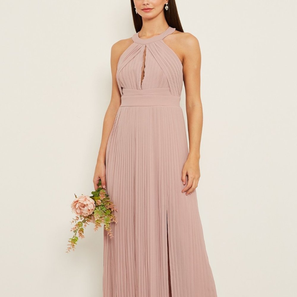Bridesmaid Mauve Floor length dress size 4 NEW